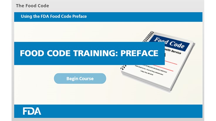 FDA Releases Decoding the Food Code Online Training Module